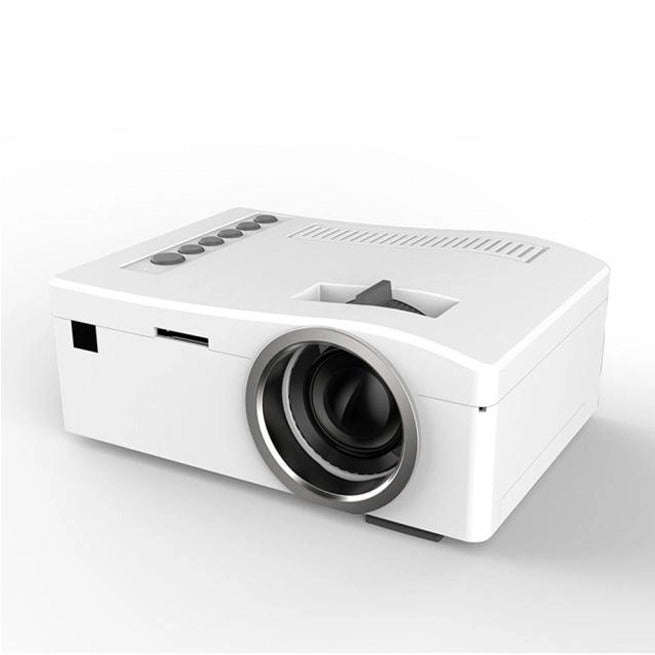 HD 1080P LED Multimedia Projector - AV TV VGA HDMI USB SD WTC Compatible: 400Lumen