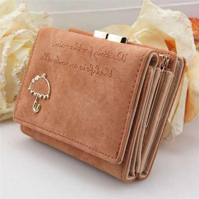 Ladies MultiFunctional Casual Wallets Purse - Brown