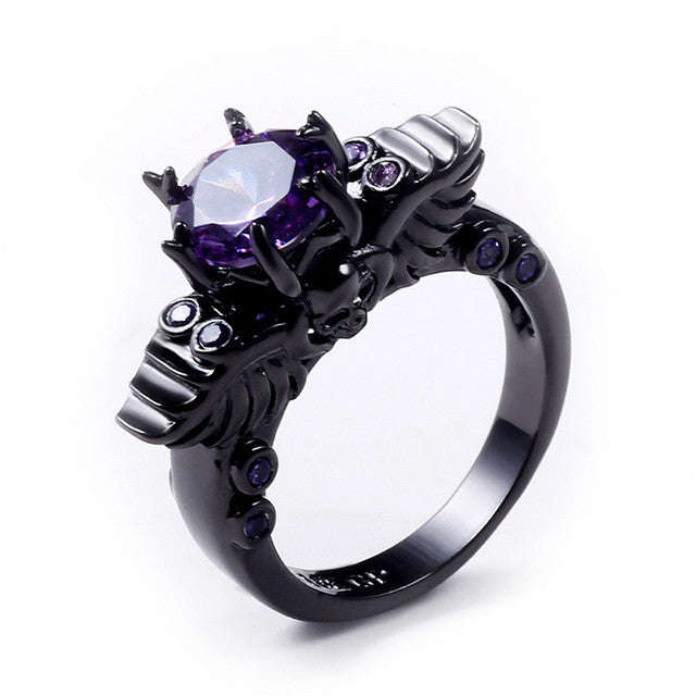Vintage Skull Shaped Ring - Size 8