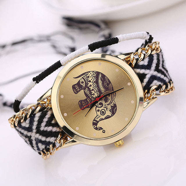 Ladies Handmade Elephant Watch - 8 Styles - Style 8