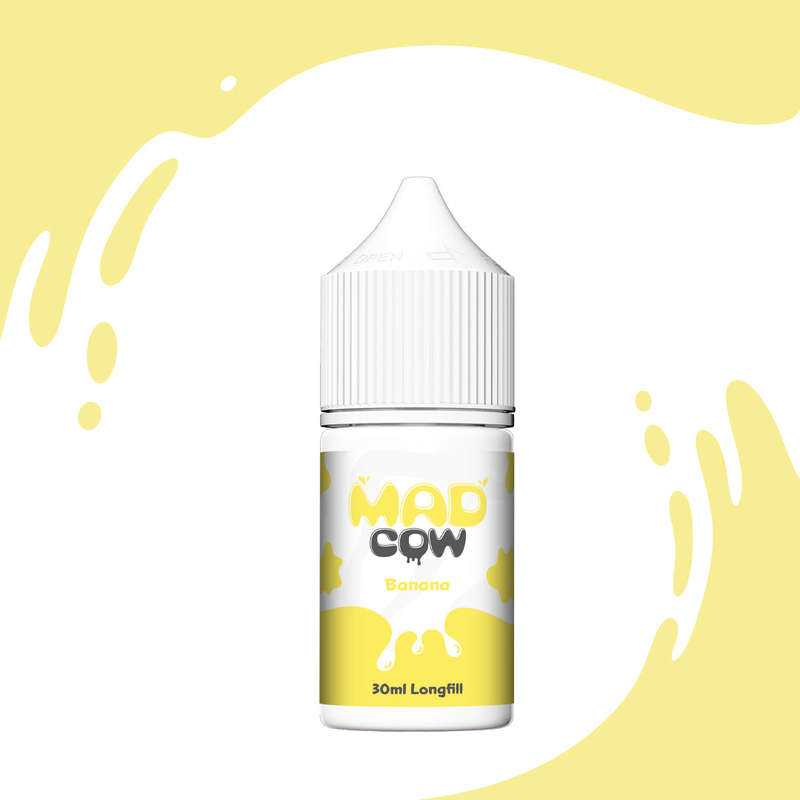 Mad Cow Salt Nic/MTL Longfill - Banana Milkshake
