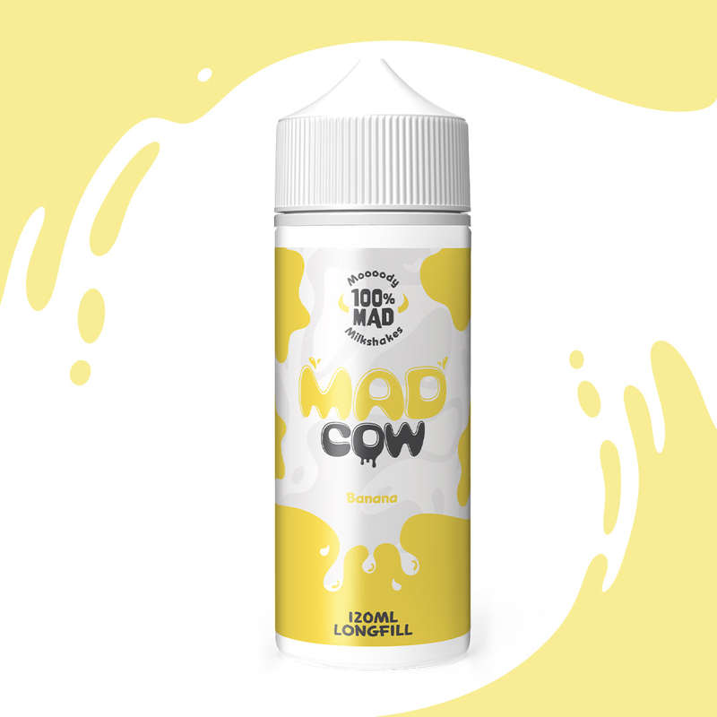 Mad Cow Longfill Flavouring - Banana Milkshake