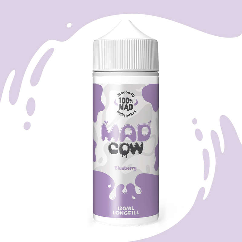 Mad Cow Longfill Flavouring - Blueberry Milkshake