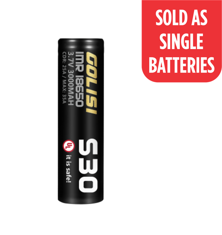 Golisi S30 18650 3000mAh 25A (Each)