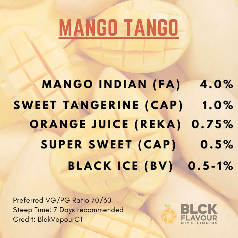 RB Mango Tango Recipe Card