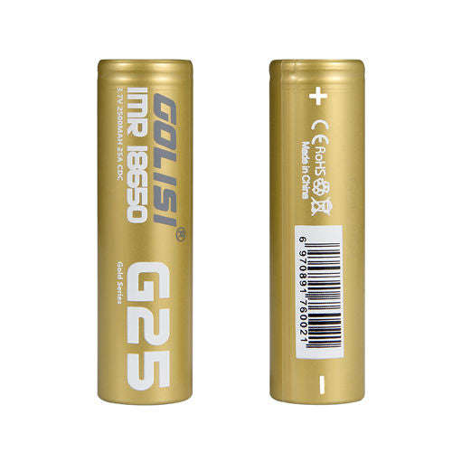 Golisi G25 18650 2500mAh 20A (Each)