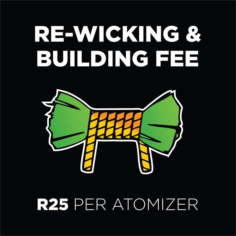 Re-wicking/Re-Building Fee