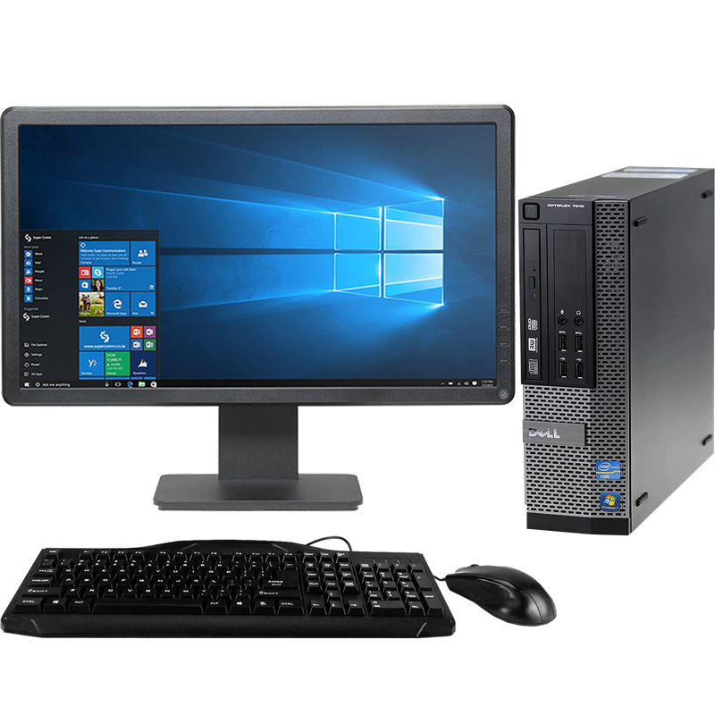 Dell OptiPlex GX7010 Intel i7, 3rd Gen SFF Desktop PC with 19" Monitor