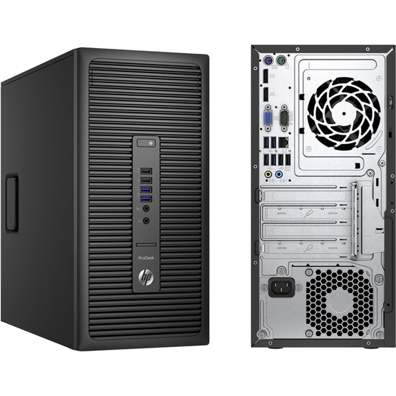 HP ProDesk 800 G1 Intel Pentium Tower PC with 19" Monitor