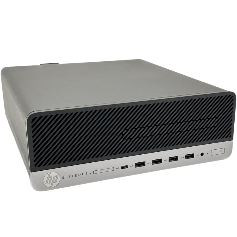 HP EliteDesk 705 G4 AMD Ryzen 5 PRO SFF Desktop PC with 20" Monitor