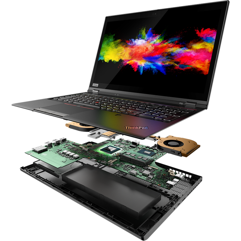 Lenovo ThinkPad P53 Intel Core i7, 9th Gen Laptop with Dedicated Graphics