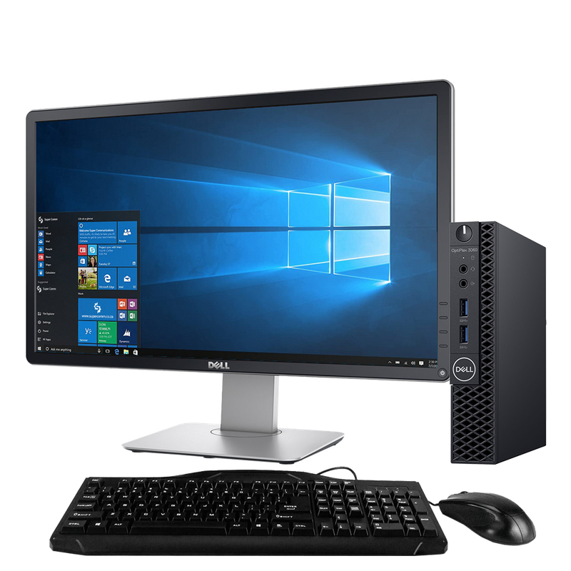 Dell OptiPlex 3060 Intel i5, 8th Gen Micro Desktop with 20" Monitor