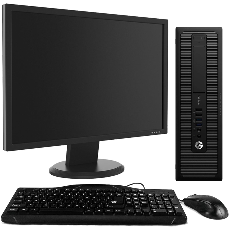 HP ProDesk 600 G1 Intel i5, 4th Gen Desktop PC with 19" Monitor
