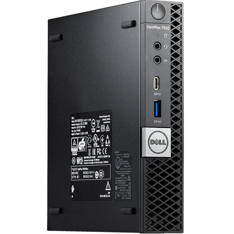 Dell OptiPlex 7050 Intel i5, 7th Gen Micro Desktop with 20" Monitor