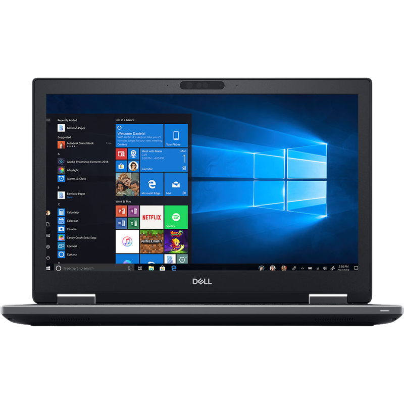 Dell Precision 7530 Intel i7, 8th Gen Laptop Workstation with Dedicated Graphics