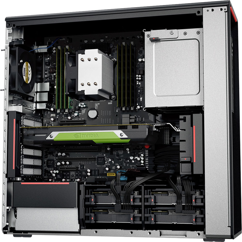 Lenovo ThinkStation P520 - Intel Xeon Tower PC with NVIDIA Quadro P1000 GPU + 23" Monitor