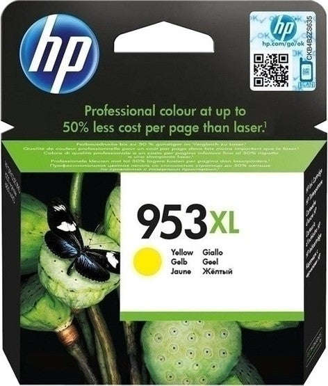 Hp # 953xl High Yield Yellow Original Ink Cartridge