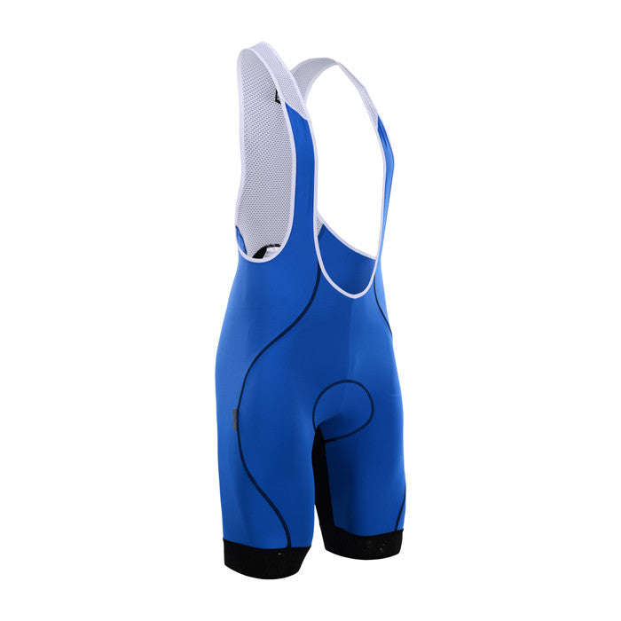 Cycling Box Astra Blue Bib Shorts - X-Large
