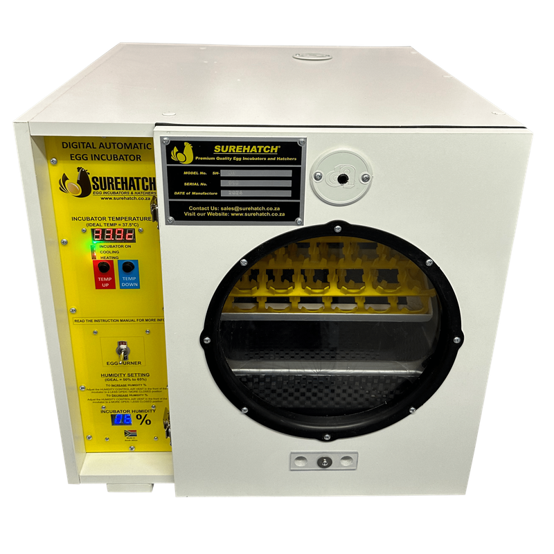 60 Egg Incubator and Hatcher - Fully Automatic Digital SH60