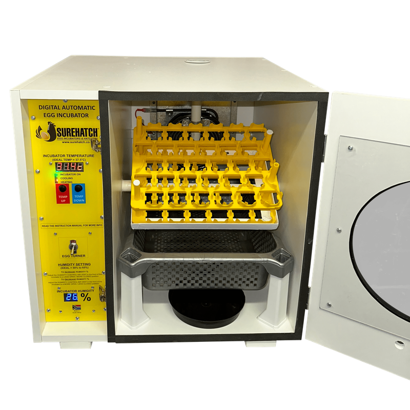 60 Egg Incubator and Hatcher - Fully Automatic Digital SH60