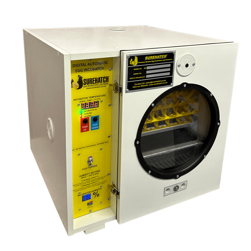 60 Egg Incubator and Hatcher - Fully Automatic Digital SH60