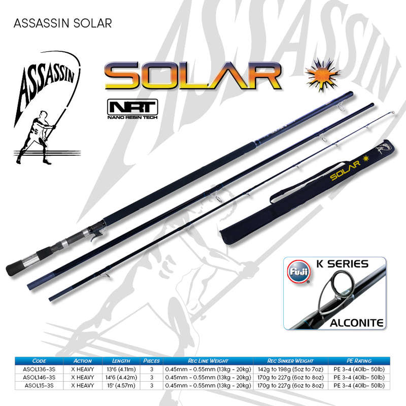 Assassin Solar Surf Rod - 13'6" - 5-7Oz
