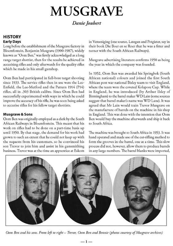 Book: Firearms Developed & Manufactured in Southern Africa 1949-2000 ... - 2nd Impression April 2017