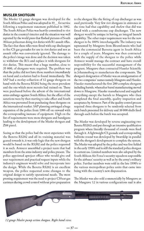 Book: Firearms Developed & Manufactured in Southern Africa 1949-2000 ... - 2nd Impression April 2017