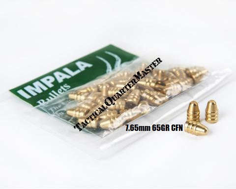 Impala Bullets - 7.65mm 65GR CFN x50