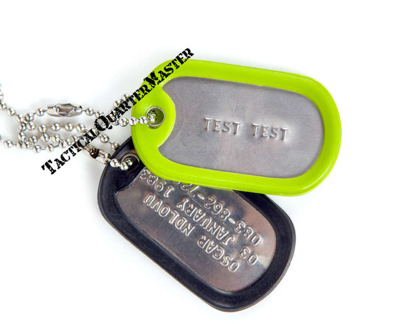 DoG TaGs With Chain and Silencer - Key Chain/Pet Tag