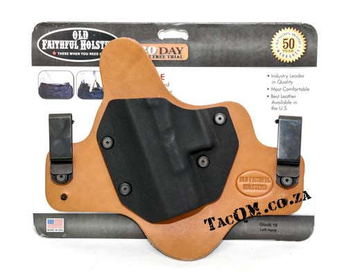 G19 Left Hand IWB Holster-Leather