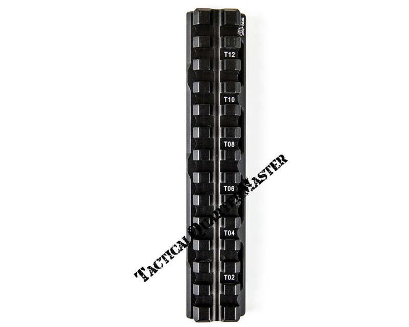 UTG Super Slim long Riser: 12.7mm Low (13 Slot)