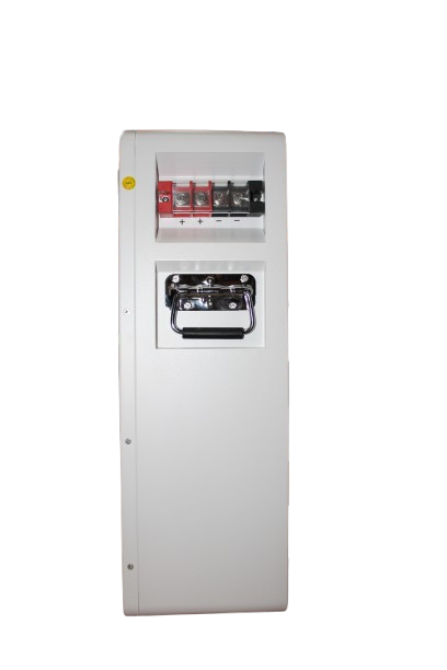 TheSunPays 51.2V 100Ah 5.12kWh Lithium battery with 16 x cells & colour touch-screen.