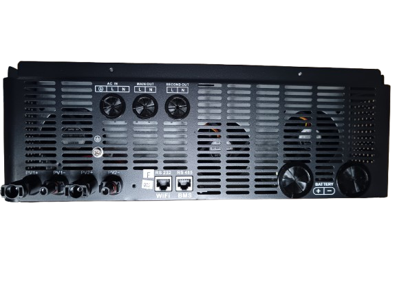 Solar Inverter - 10.2kW 2 x PV input, DUAL AC OUTPUT, 48V, Pure sine-wave, STAND ALONE Inverter.
