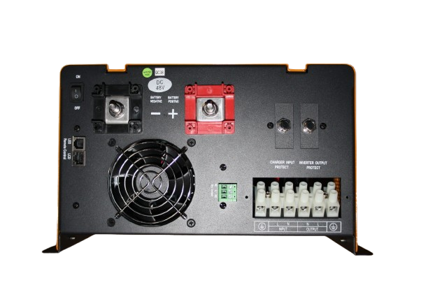 6kW LOW FREQUENCY 48V Pure sine wave inverter without MPPT controller, with LCD display.