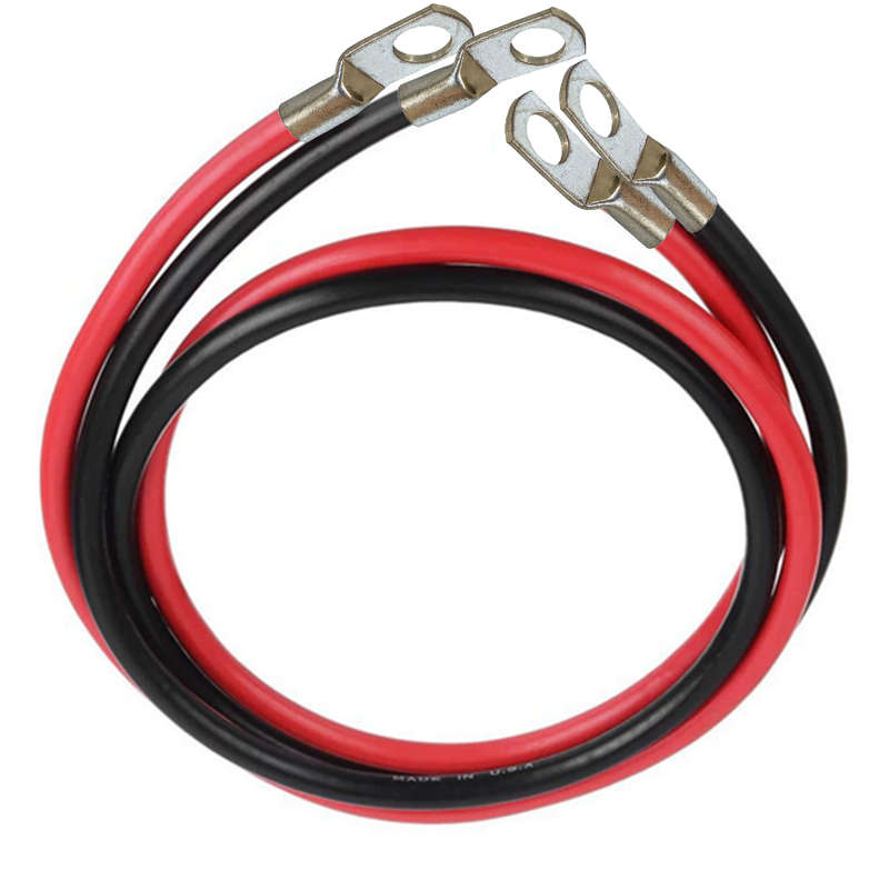 Battery Cable  - 2m with lugs on both ends - 25mm2 Battery Cable - 2m with lugs on both ends