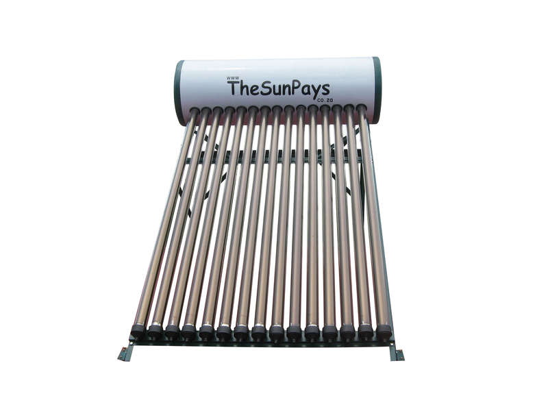 Low Pressure 200L Solar Geyser With Auxiliary Tank (2-Year Guarantee)