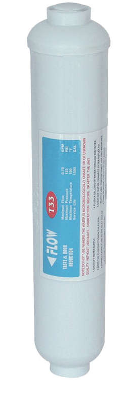 Activated carbon water filter cartridge (T33A)