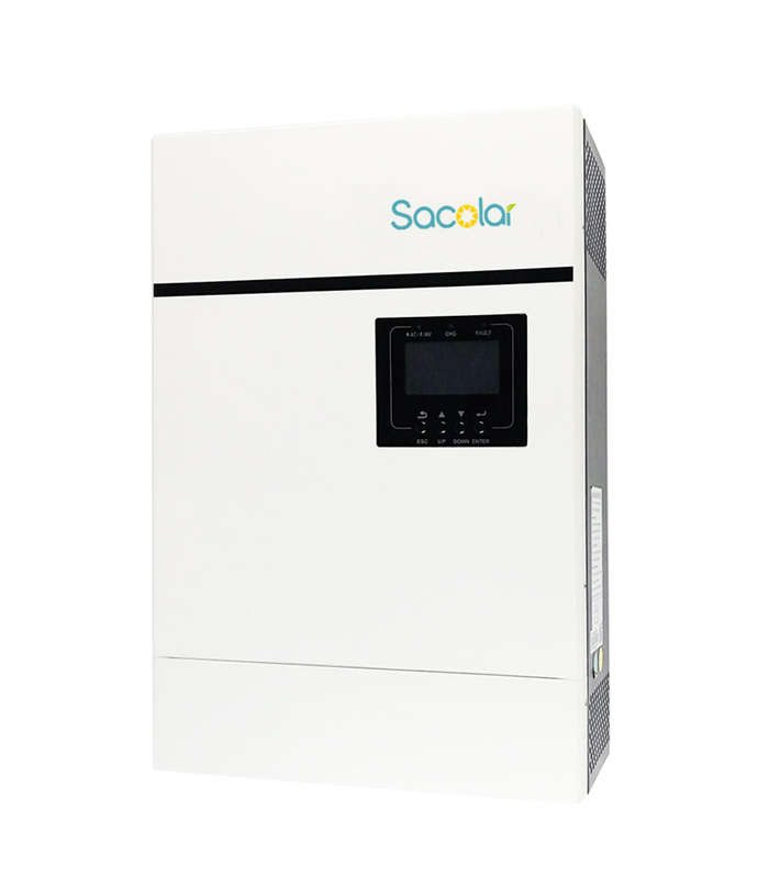Sacolar Inverter - WiFi compatible- 5kVA / 5kW Pure Sine Wave 48V Solar Inverter, 100A High Volta...