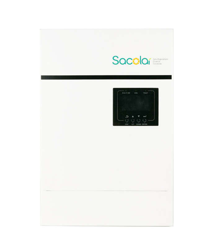 Sacolar Inverter - WiFi compatible- 5kVA / 5kW Pure Sine Wave 48V Solar Inverter, 100A High Volta...
