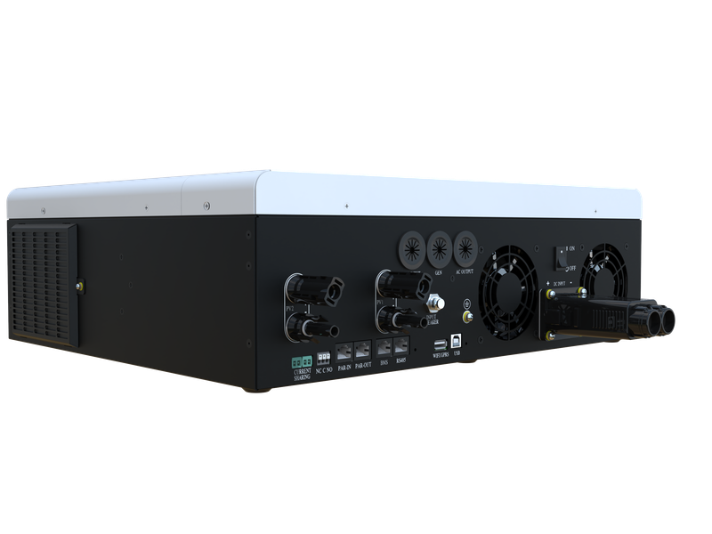 Sacolar - WiFi compatible- 6kVA / 6kW Pure Sine Wave Axpert Type 48V Inverter / 2x MPPT (500Voc H...