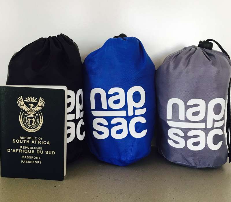 Napsac travel pillow- Blue