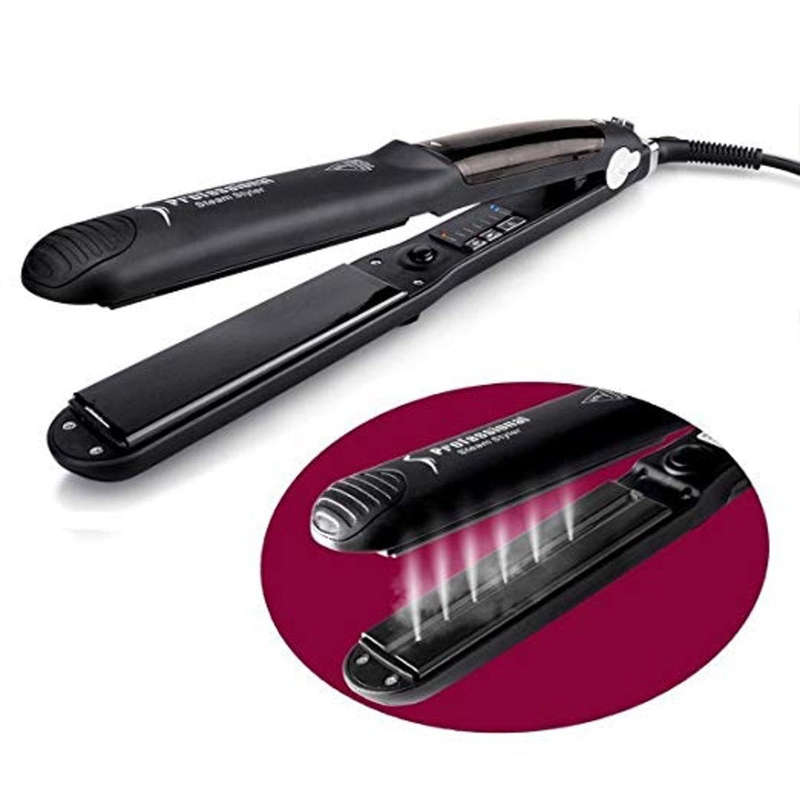 Steam Hair Straightener Flat Iron Professional Ceramic Tourmaline