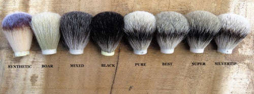 Razor, stand and brush. All metal set with handles and ... - Boendoebaard / Safety Razor / Synthetic
