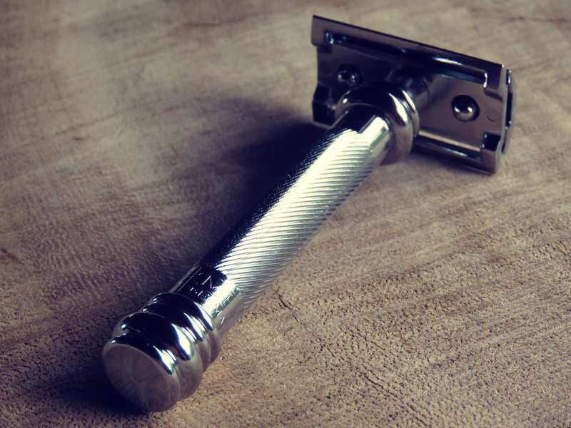 Safety Razor Merkur 38C 'Barber pole'