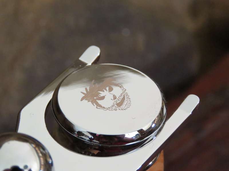 Razor, stand and brush. All metal set with handles and ... - Boendoebaard / Safety Razor / Synthetic