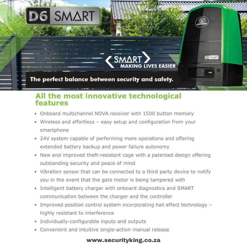 Centurion D6 Smart Gate Motor Kit