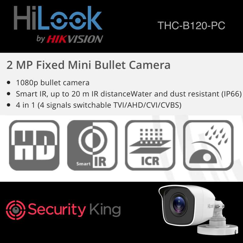 HiLook 8Ch 1080p HD CCTV Complete kit