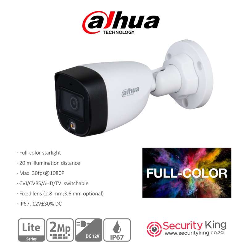 Dahua 8 Channel 1080p Full Color Complete Kit
