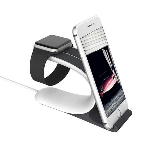 Desktop Charging Dock for iPhone 5/6 & iWatch - Grey